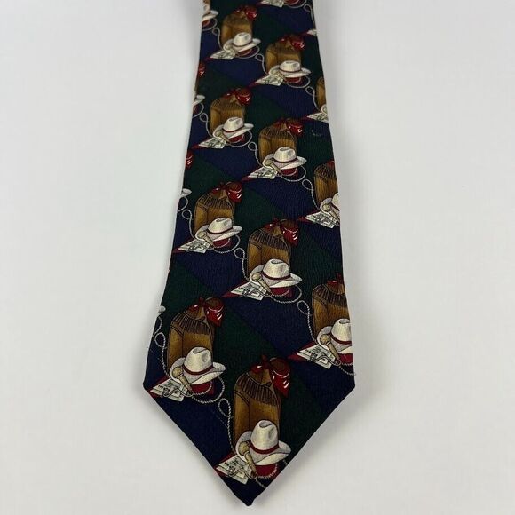 Quote Me Rogers Company Will Rogers Country Music‎ Western Necktie Tie - Picture 1 of 7